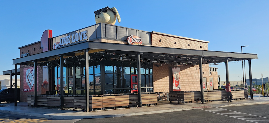 Raising Cane's restaurant build